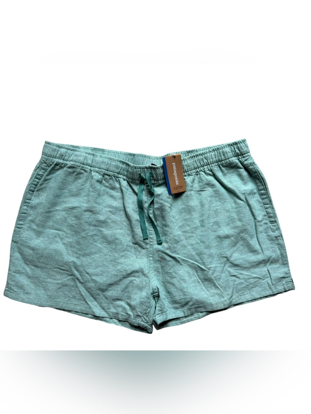 Patagonia Light Teal Women’s Drawstring Shorts